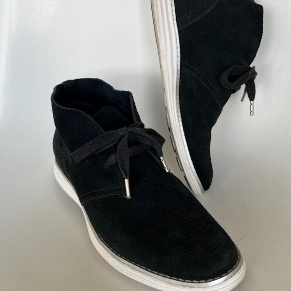 SOLD - Cole Haan Grand OS Sneakers Women Size 7B Black Suede Leather